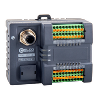 ELCO IO-LINK SENSOR HUB, CLASS-A MODULE FOR DIN-RAIL MOUNT,  16 DO, NPN, M12 A-CODE SUPPLY INTERFACE,
